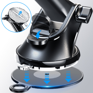 strong suction cup phone mount for car