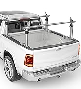 AA-Racks Model APX2501 75" Full-Size Pickup Truck Ladder Racks Low-Profile Height-Adjustable Util...
