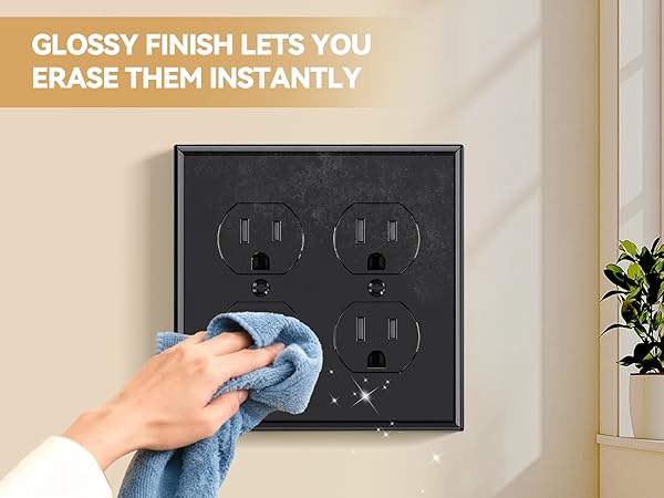 2 Gang Standard Duplex Wall Plate