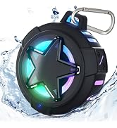 EBODA Bluetooth Shower Speaker, IP67 Waterproof Portable Speakers, Floating, TF Card, Small Outdo...
