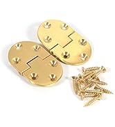 2pcs Brass Butler Tray Hinge Set, 2-1/2