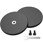 Magnetpro 2 Pieces Strong Rubber Coated Mounting Magnets Anti-Scratch, 110 LBS of Adhesive Power,...
