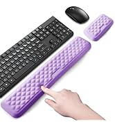 Keyboard Wrist Rest Mouse Wrist Support, Memory Foam Wrist Rest Pad for Computer Laptop, Ergonomi...