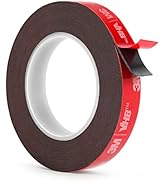 Double Sided Tape Heavy Duty, Small Waterproof Strong Mounting Adhesive Foam Tape, 10ft Length, 0...