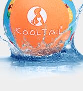 KOOLTAIL Floating Dog Pool Toys - Summer Dog Bouncing Water Toys for Swimming Pool, Interactive D...