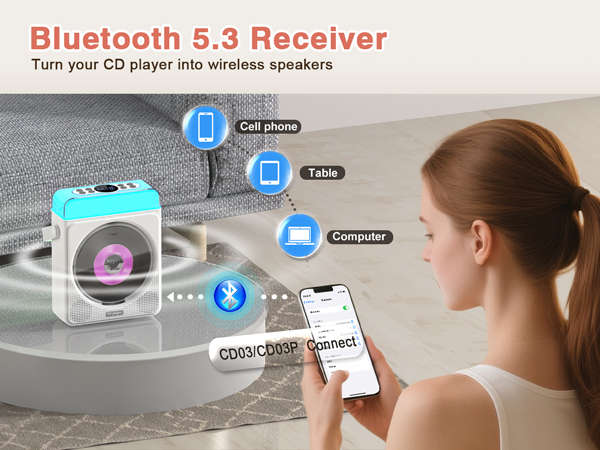 portable cd player with speakers