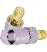 CNARIO SMA to BNC Adapter SMA Female to BNC Female Connectors for SDR, Handheld Radios, Scanner, ...