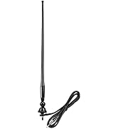 Eightwood Marine Boat Radio Antenna 16 Inch Rubber Duck Flexible Mast FM AM Stereo Antennae for B...