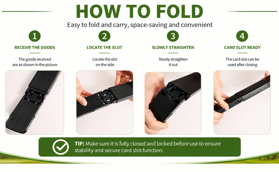 Easy to Fold and Carry, Space-saving and Convenient