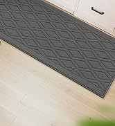 COSY HOMEER 48x20 Inch/30X20 Inch Kitchen Rug Mats Made of 100% Polypropylene 2 Pieces Soft Kitch...