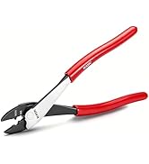 KATA 9.5" Wire Crimper/Cutter Tool, Electrician's Terminal Crimping/Cutting Pliers for 10-22 AWG ...