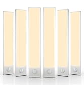 Under Cabinet Lighting, 50 LED Motion Sensor Light Indoor, Wireless USB Rechargeable Magnetic Clo...