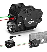 ELFGO Pistol Light Laser Combo, 650 Lumens Tactical Flashlight Laser Light Beam Combo Magnetic Re...