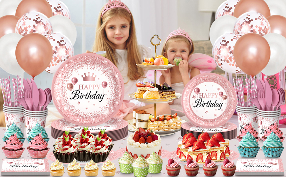Birthday Party Supplies Disposable Birthday Dinnerware Set