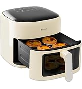 SIMPLUS Air Fryer 7 QT with Easy-View Window, Large Capacity Airfryer for Family, 400°F Rapid Air...