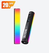 ULANZI B15RGB Magnetic RGB Light Wand - Handheld LED Video Light Stick with Diffuser, 3300mAh 180...