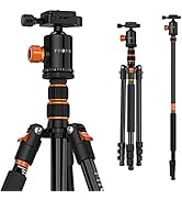 PHOPIK 77" Camera Tripod,Travel Tripod for DSLR,Professional Tripod with 360 Degree Ball Head,Cam...
