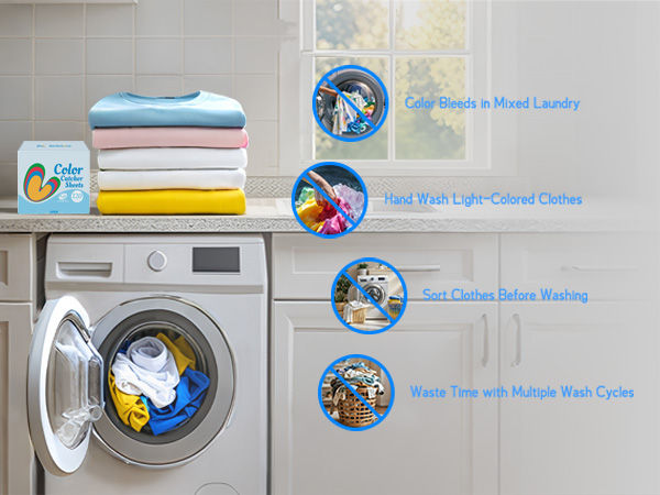 color catchers sheets for laundry color run remover clothes grabber absorber guard stain remover