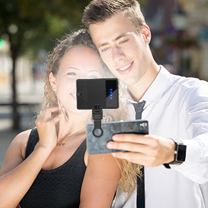 Use the clip to mount on your phone to take selfies
