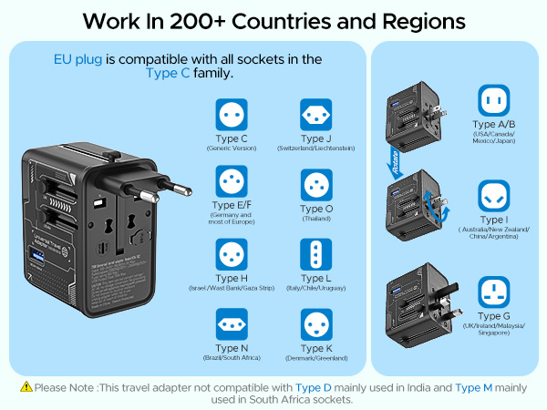 Work In 200+ Countries and Regions