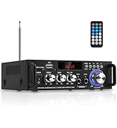 HiFi Bluetooth Audio Amplifier 298A Mini Stereo Amp RMS 40W Max 300W 2.0 Channel Audio Power Ampl...