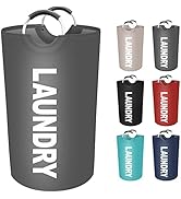 EpicTotes 90L Large Laundry Basket, Freestanding Waterproof Laundry Hamper, Collapsible Folding T...