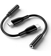 USB C to 3.5mm Headphone Adapter 2PCS for Samsung Galaxy S24 Ultra A15 5G A54 A14 A34 A55 A25 S23...