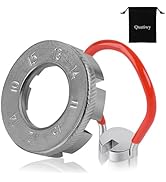 Qxutiwy Spoke Wrench - Hardened Bike Spoke Wrench, Spoke Rim Tool For Bike Wheel Tension Adjustme...
