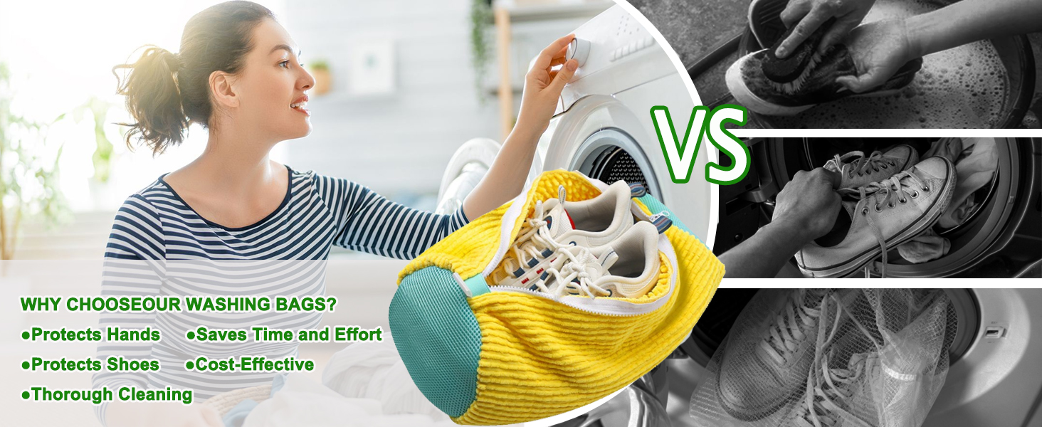 washing machine bag for shoes