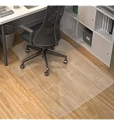 Office Chair Mat for Hard Wood Floors, inches Clear Floor Mat for for Rolling Chairs, Heavy Duty ...