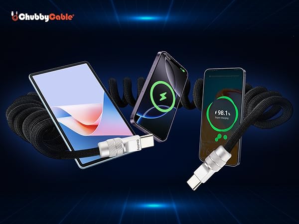 chubbycable Retractable USB-C Cable