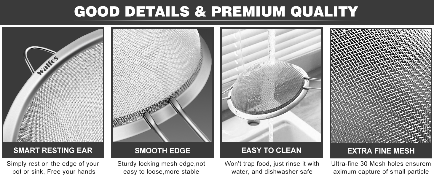 kitchen strainer metal strainer