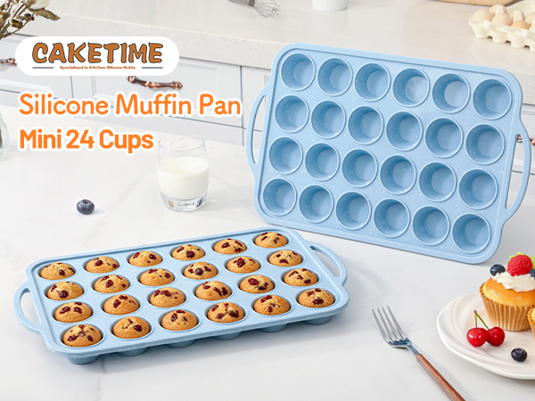 silicone mini muffin pan
