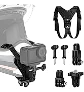 K&F Concept Upgrade Action Camera Motorcycle Dirt Bike Helmet Chin Strap Mount, Helmet Holder Mou...