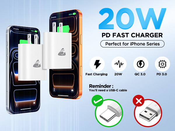 iphone charger block