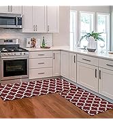 KMAT Kitchen Mat [2 PCS] Cushioned Anti-Fatigue Kitchen Rug, Waterproof Non-Slip Kitchen Mats and...