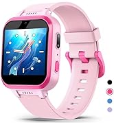 meoonley Kids Smart Watch with Puzzle Games HD Touch Screen Camera Video Music Player Pedometer A...