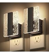 DORESshop LED Night Lights Plug Into Wall [2 Packs], Decorative Night Light with Dusk-to-Dawn Sen...