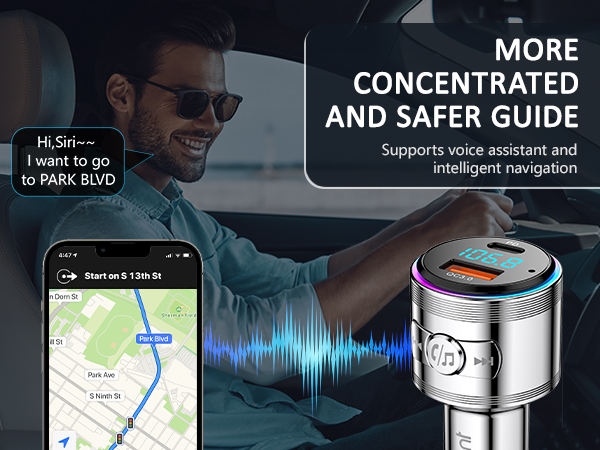 bluetooth radio transmitter for car