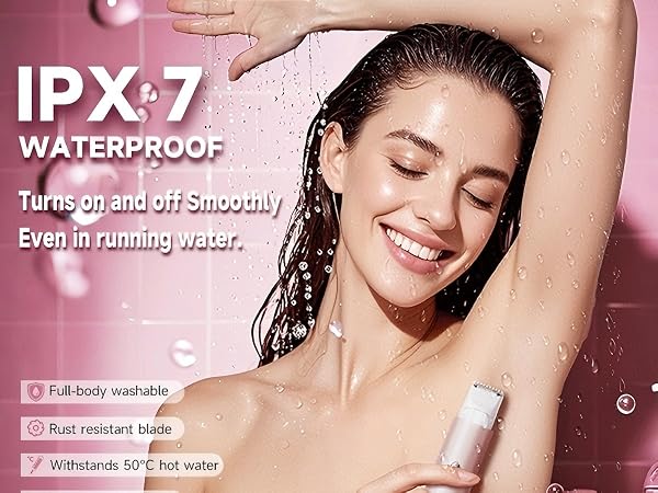 Bikini Trimmer for Women,Shaver with Dual Heads for Body Pubic Hair