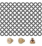 100Pc Brass Misting Nozzles O Ring Outdoor Cooling System 100pc Misting Nozzle O Ring for Outdoor...