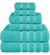 American Soft Linen 6-Piece 100% Turkish Genuine Cotton Premium &amp; Luxury Towel Set for Bathroom &amp;...
