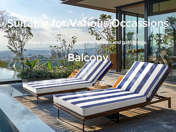 Codi-Outdoor-Chaise-Lounge Chair-Cushion-Waterproof-for-Patio-Furniture