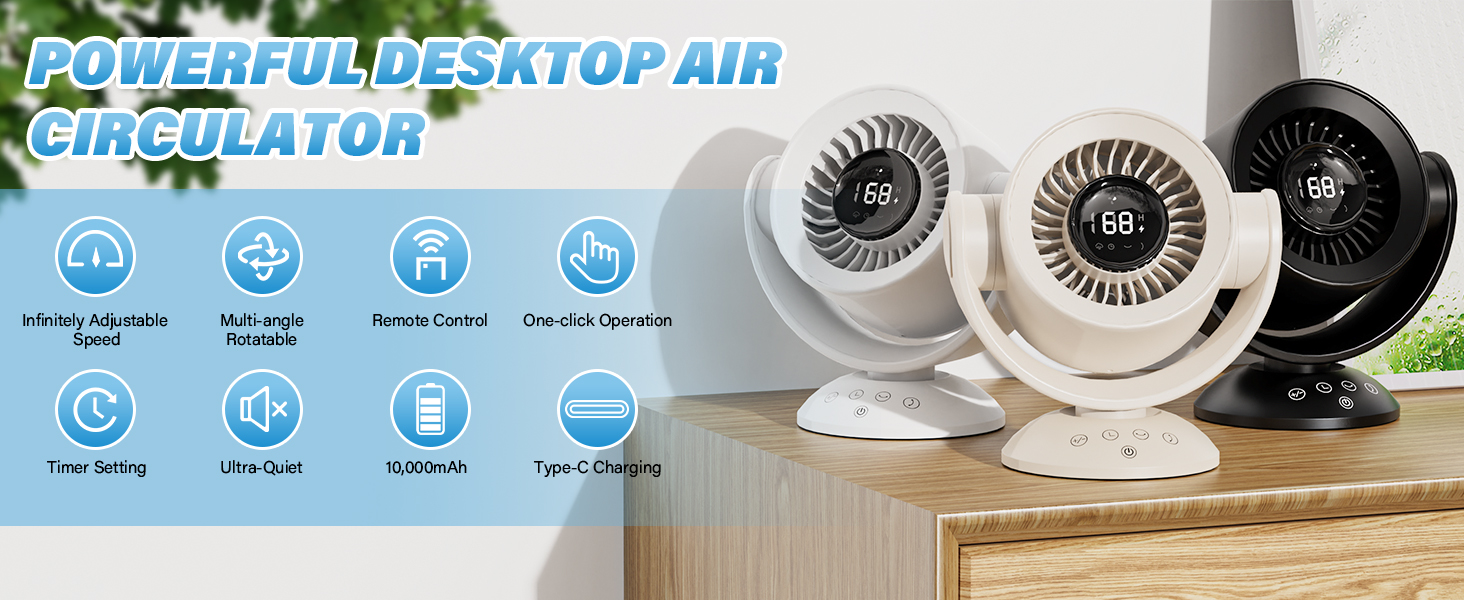Desk Fans for Bedroom