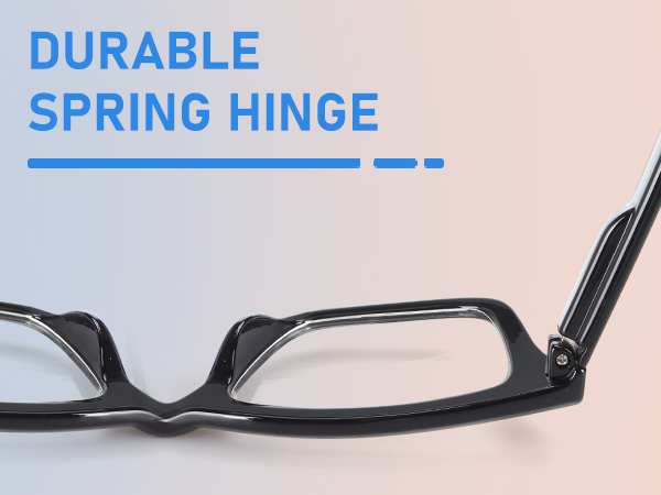 progressive computer readers with adjustable spring hinges are sturdy and comfortable