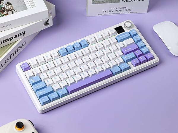 a keyboard with a mouse and a mouse.