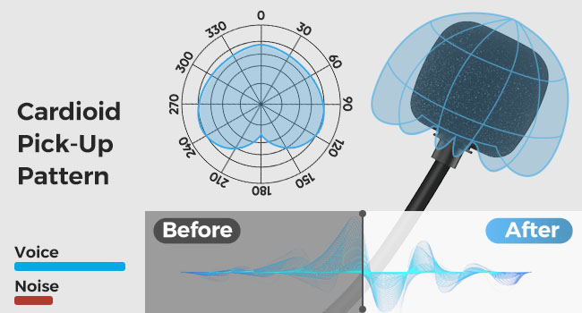 Cardioid Pick-Up Pattern