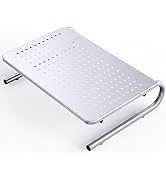 HUANUO Monitor &amp; Laptop Stand - Metal Vented Riser for Screen, Laptops, Printers - Home &amp; Office