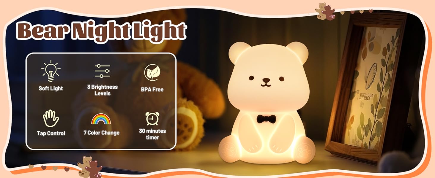 Teddy Bear Night Light