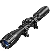 CVLIFE 3-9x40AO Rifle Scope Optics R4 Reticle Crosshair Scope with Mounts